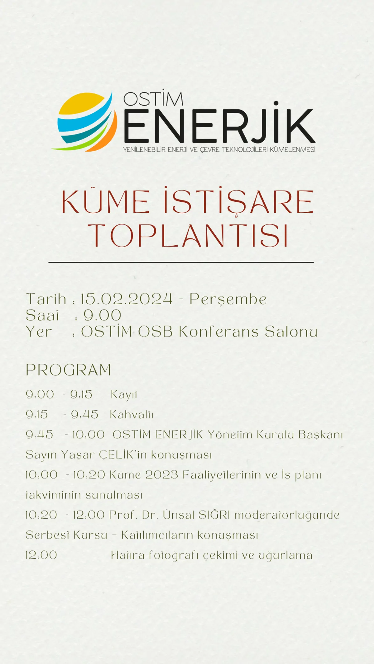 Cluster Consultation Meeting