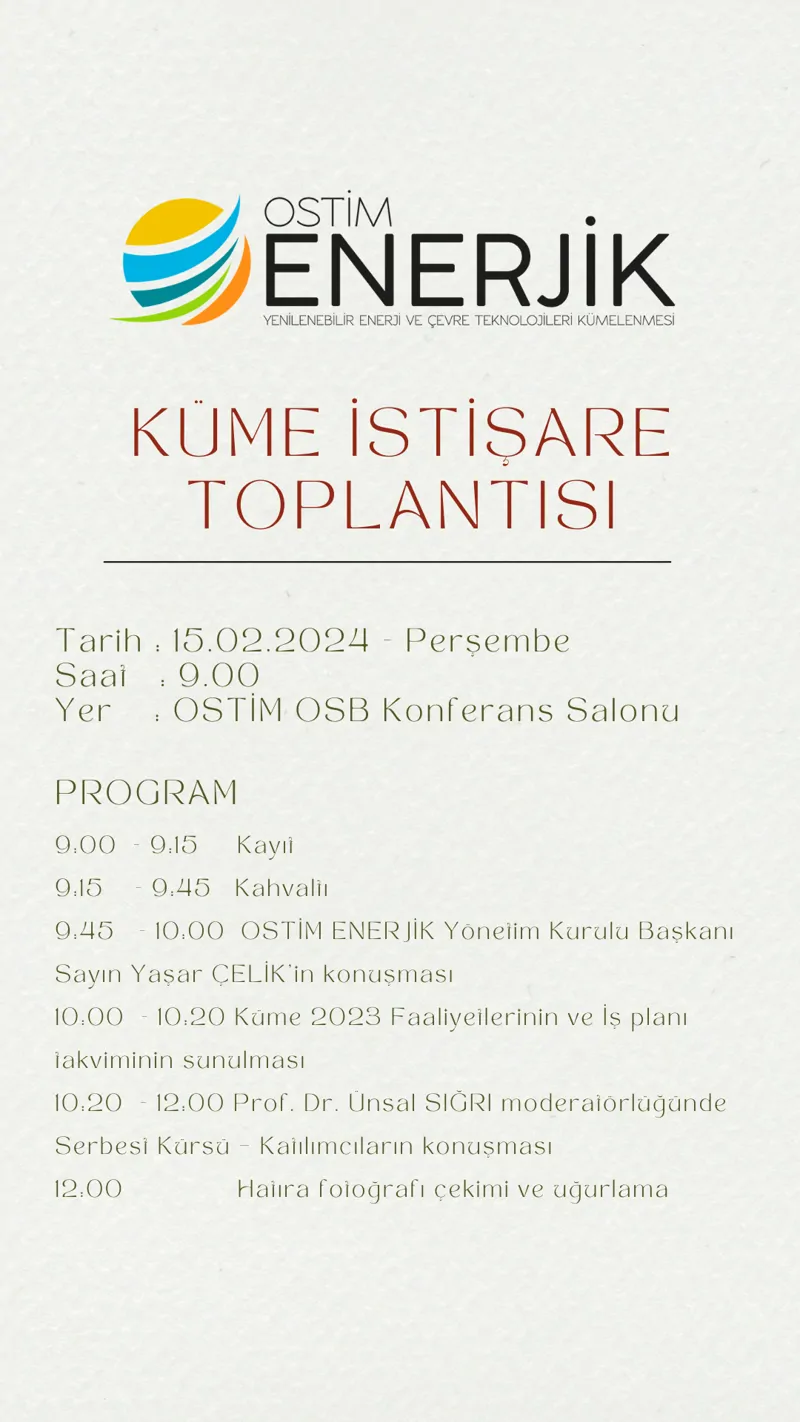 Küme İstişare Toplantısı