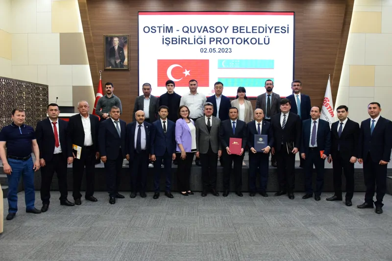 Özbekistan Kuvasoy Belediye Başkanı Ostim Ziyareti