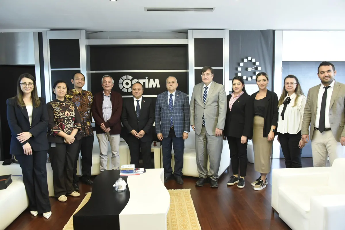Endonezya Ankara Büyükelçisi Achmad Rizal Purnama Ostim Ziyareti
