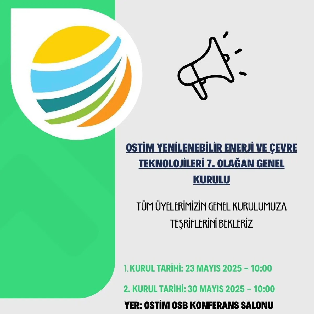 7. OLAĞAN GENEL KURULU ÇAĞRISI (08.05.2025)