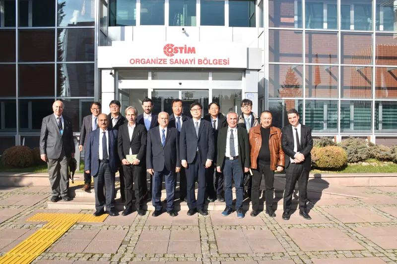 A delegation from the South Korean Nuclear Agency visited OSTİM.