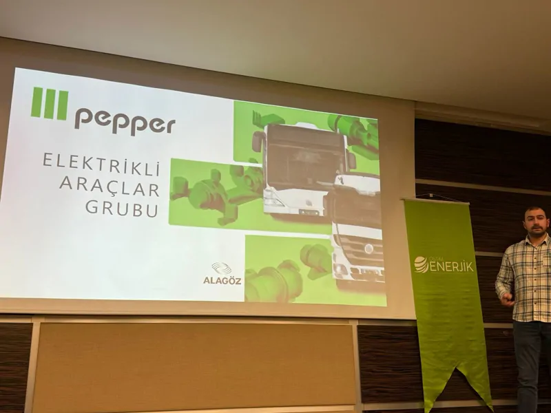 Pepper Motion, an energetic member of OSTİM, provided practical electrification training.