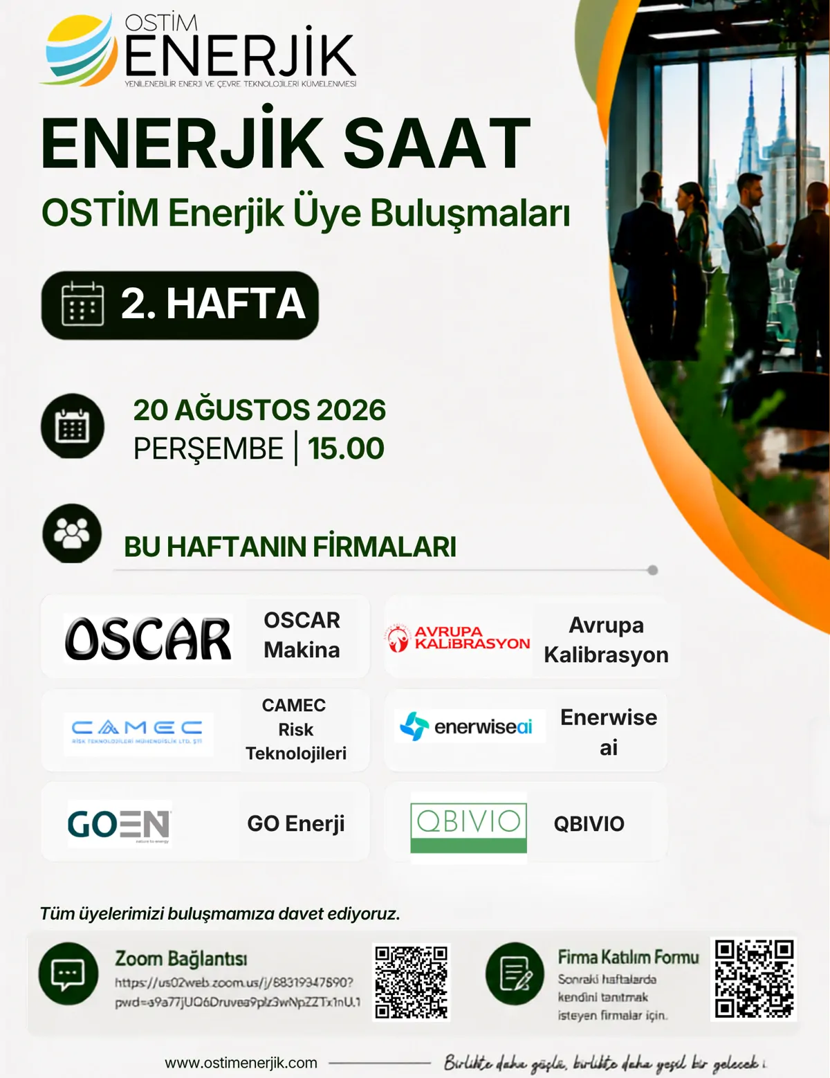 Enerjik Saat’in İkinci Buluşmasında Yeni İş Birliği Alanları Ortaya Çıktı