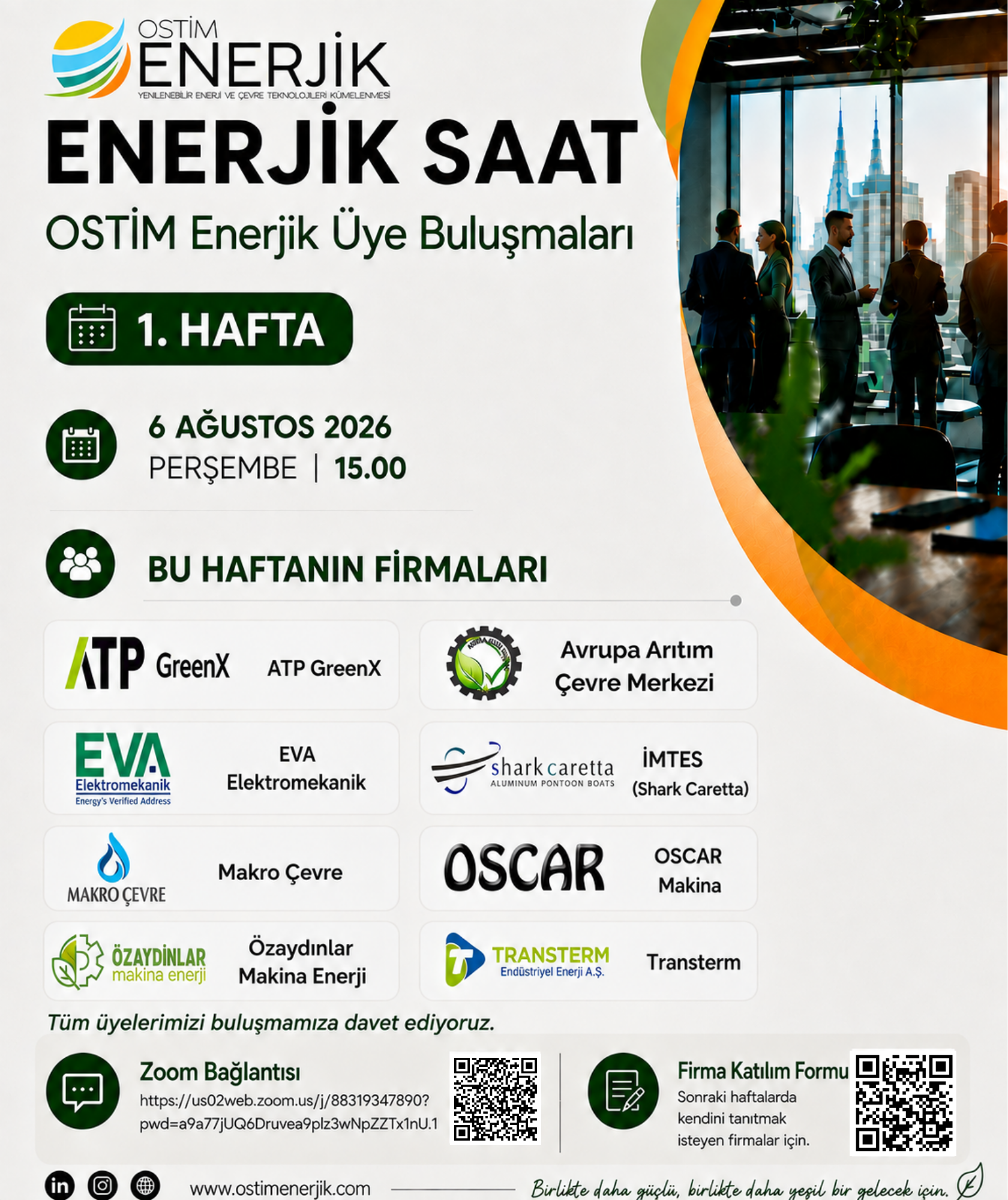 Enerjik Saat’in İlk Firma Tanıtımları Yayında