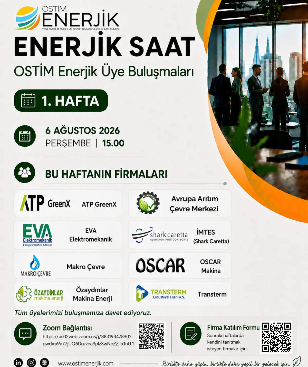 Enerjik Saat’in İlk Firma Tanıtımları Yayında
