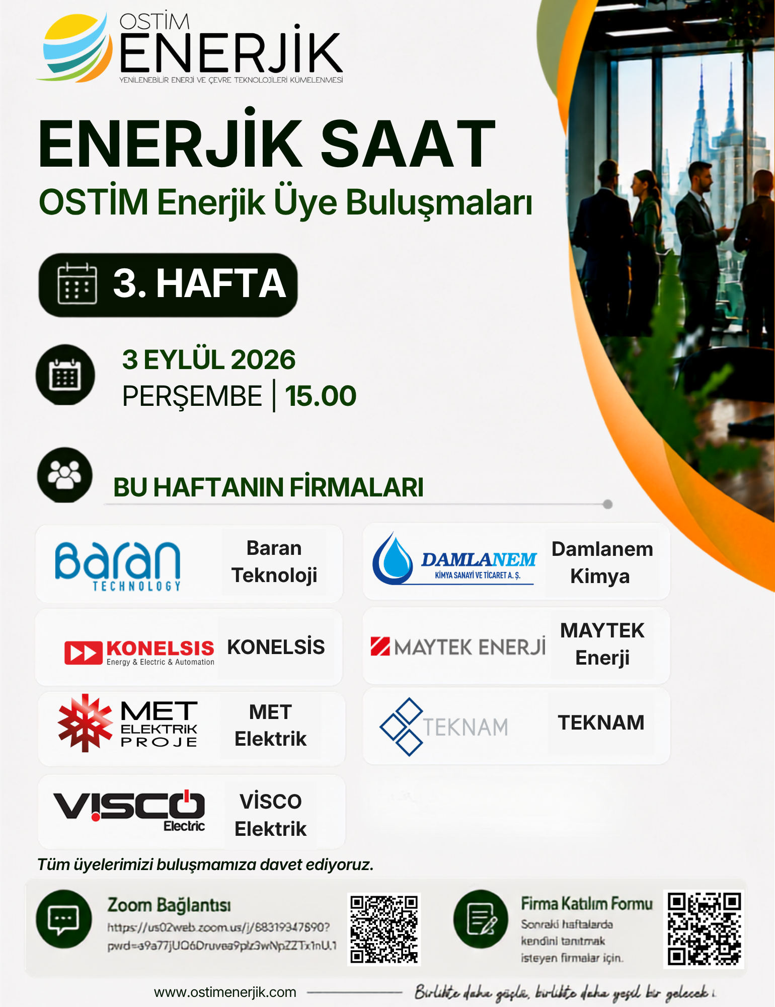 Enerjik Saat’te Başlayan Temaslar İş Birliği Adımlarına Dönüşüyor: 3. Hafta Videoları Yayında!
