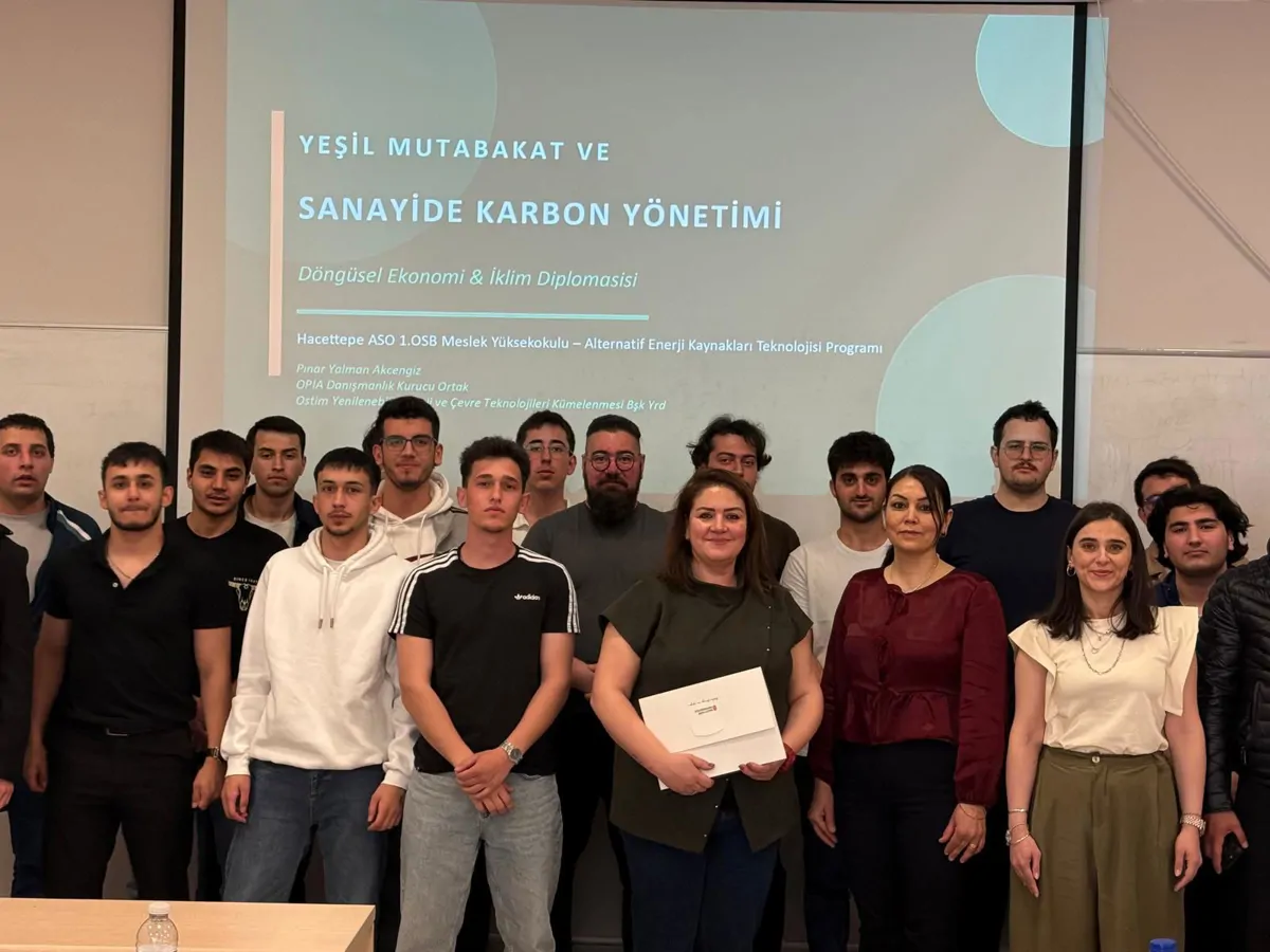 Hacettepe MYO Seminer Derslerinde Bu Hafta: Yeşil Mutabakat ve Karbon Yönetimi