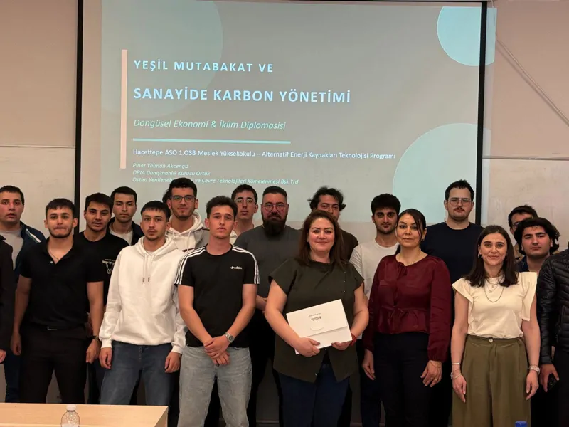 Hacettepe MYO Seminer Derslerinde Bu Hafta: Yeşil Mutabakat ve Karbon Yönetimi