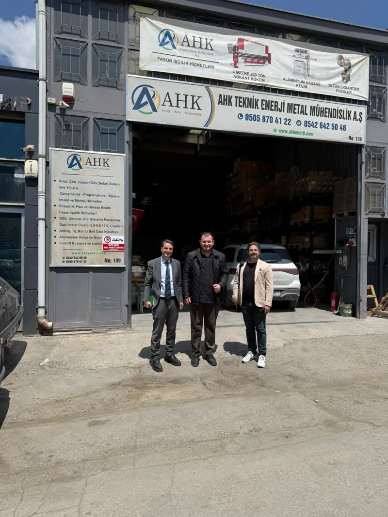 UR-GE Projesi Saha Ziyaretleri AHK Enerji Metal Mühendislik ile Devam Ediyor