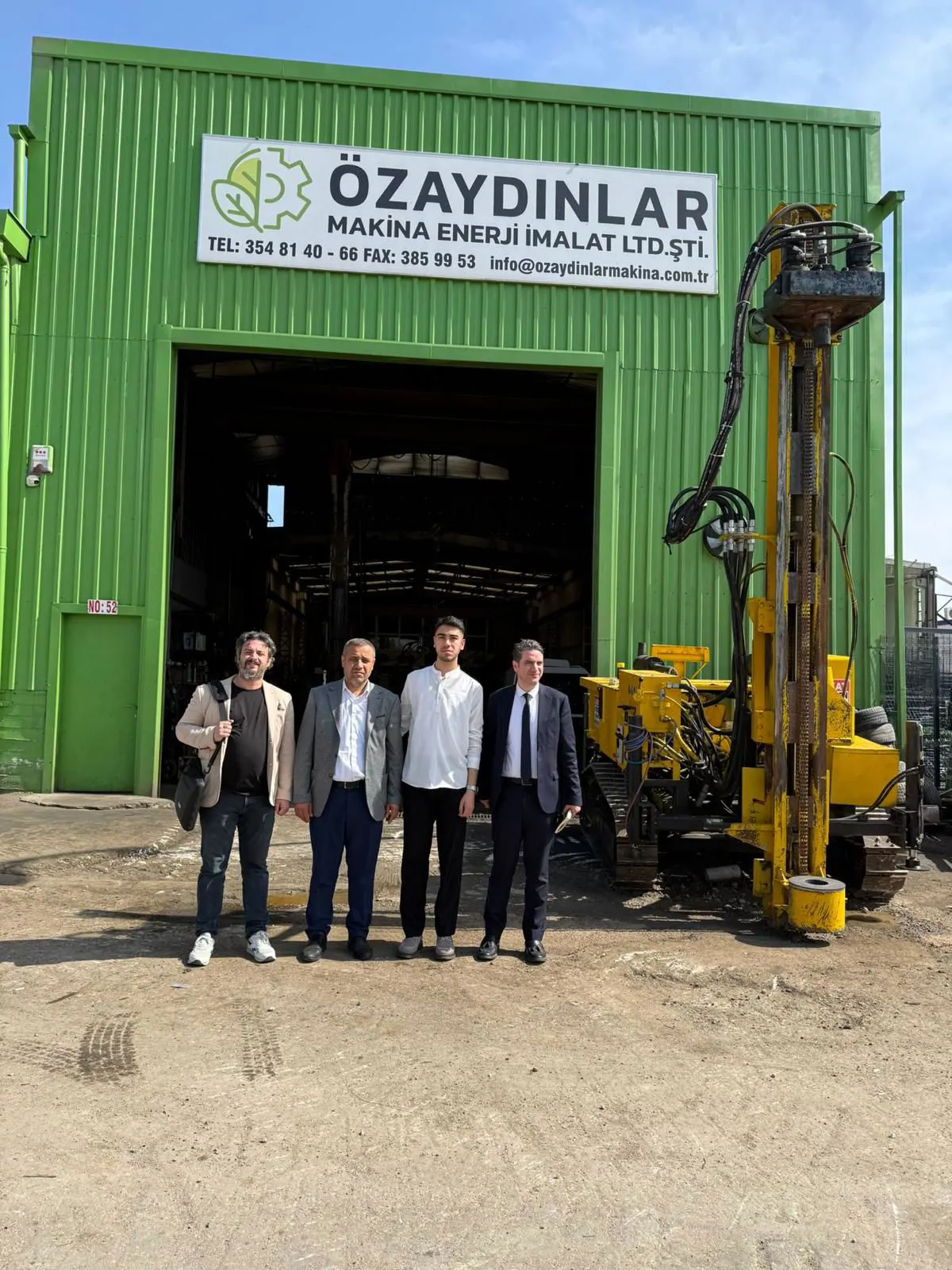 UR-GE Projesi Saha Ziyaretleri Özaydınlar Makina Enerji ile Devam Ediyor