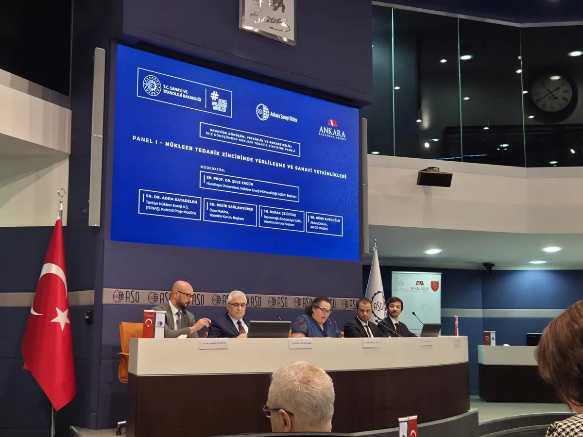 OSTİM ENERJİK, İkiz Dönüşümden Nükleer Tedarik Zincirine Paneline Katıldı