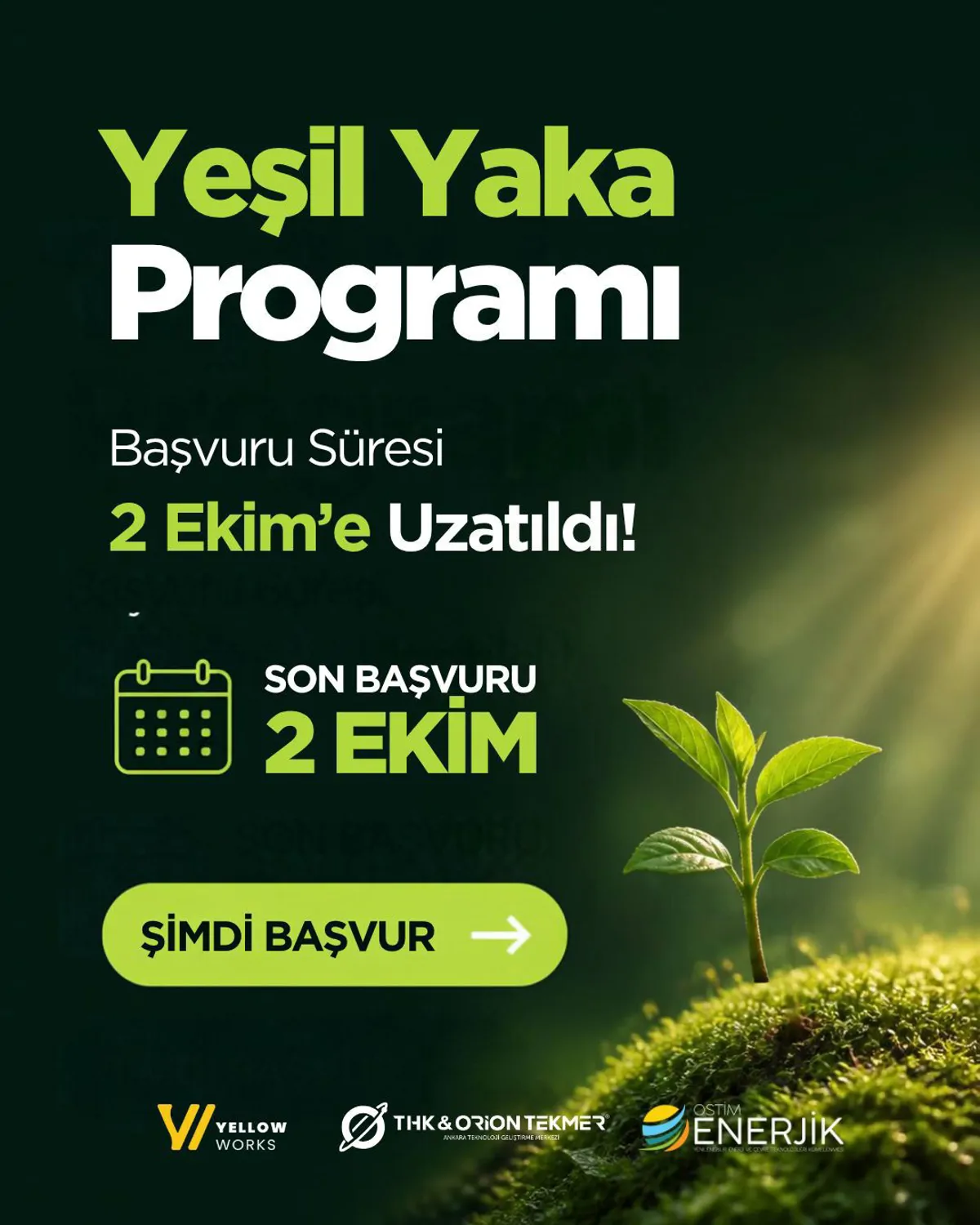 Yeşil Yaka Programı | Son Başvuru: 2 Ekim