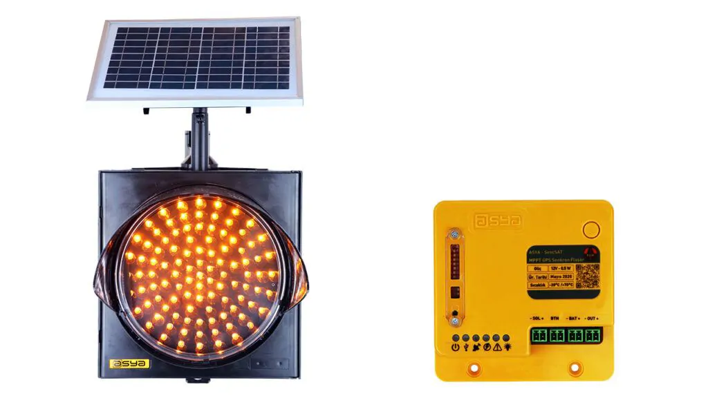 300 Mm Ledli Gunes Enerjili Gps Senkron Flasor